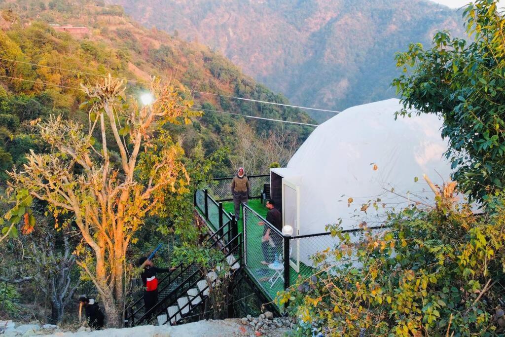 Gadeni Stays - Glamping Dome At Nainital Bhimtal Ngoại thất bức ảnh
